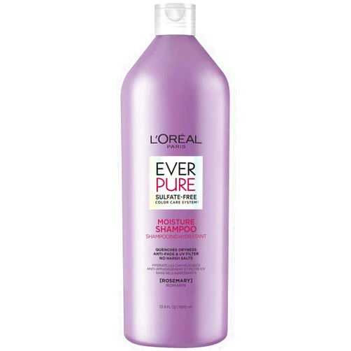 L'Oreal Paris L’Oréal Paris EverPure Moisture Sulfate Free Shampoo for Color-Treated Hair, Rosemary, 33.8 Fl; Oz