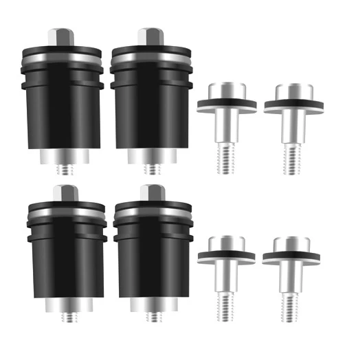 Harvards Chrome Quick Released Mounting Spools Fit for Indian Chief, Chieftain, Roadmaster, Challenger Trunk Tour Pak & Sissybar 2014-2024 (Mounting Spool)
