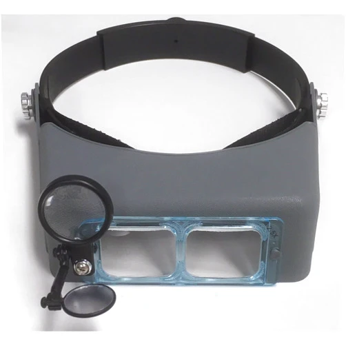 ElectroOptix Headband Magnifier Visor 2.5X with 8