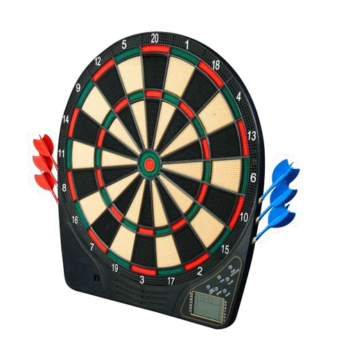 Franklin Sports Electronic Dart Board Sets - Soft Tip Electric Dartboard with Digital Scoreboard - (6) Darts Included