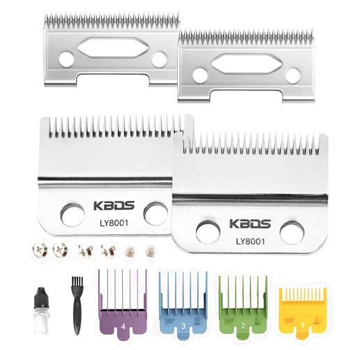 KBDS Replacement Blades for Clippers,Precision 2 Holes Clipper Blades Replacement for Magic Clip Parts Compatible with WAHL Clipper WAHL 5-Star Senior, Reflections Senior,2 PACK