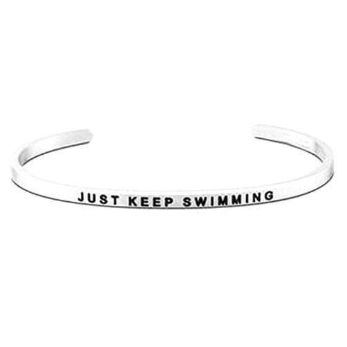 Enni of York Stainless Steel Inspiration Bangle Bracelet Graduation Gift