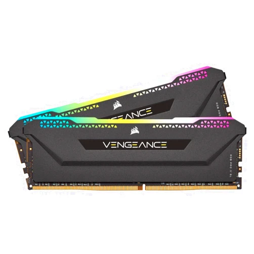 Corsair Vengeance RGB Pro SL 16GB (2x8GB) DDR4 3200 (PC4-25600) C16 Desktop memory – Black (CMH16GX4M2E3200C16)