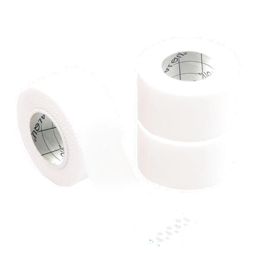 Healqu Silk Like Medical Tape - Durable Cloth Medical Tape - 1 in x 10yd, 3 Rolls - Surgical Tape Woven for Strongly Holding Large Dressings, Securing Splints, and Ideal for Long-Term Care