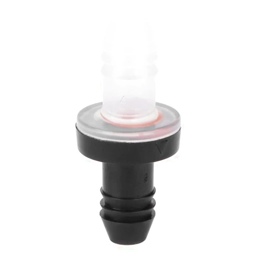 Fafeicy 3/8 10mm Inline Check Valve, Diaphragm One Way Valve, for Fuel Gas Liquid Air (PP/Silicone Silicone Rubber)