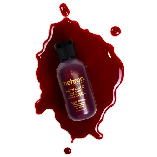 Mehron Makeup Squirt Blood (2 oz) (Bright Arterial)