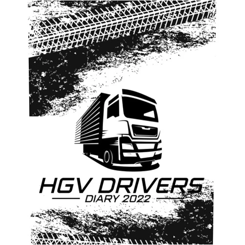 Gabe Green HGV Drivers Log Book: Trucker Log Book with Calendar | Shift Log & Mileage Book for Truck Drivers