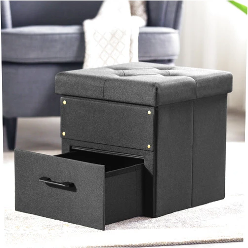 Otto & Ben Stockbox Ottoman with Storage Drawer, 15