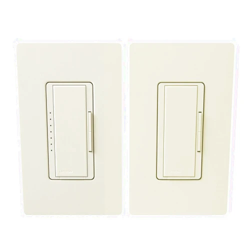 Lutron Maestro LED+ Digital Dimmer Kit for Dimmable LED, Halogen and Incandesent Bulbs | 150-Watt, Multi-Location | MACL-153M-RHW-AL | Almond
