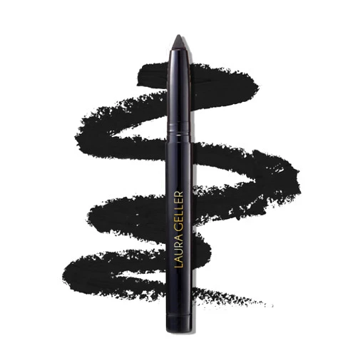 LAURA GELLER NEW YORK Kajal Longwear Kohl Eyeliner Pencil with Caffeine, Smooth & Blendable Makeup, Deep Black