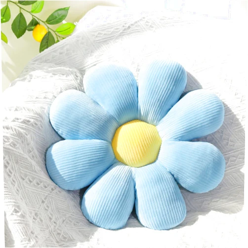 Mepherl Flower Pillow,Daisy Pillow Flower Shaped Throw Pillow,Cute Pillows Flower Cushion,Flower Floor Pillow Seating Cushion for Bedroom,Sofa,Couch(15.7