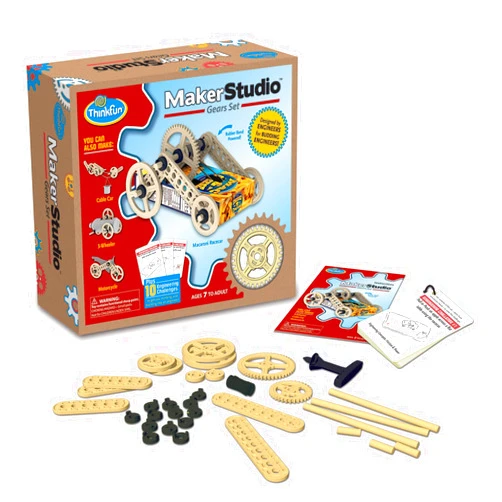 ThinkFun Maker Studio - Gears Building Kit