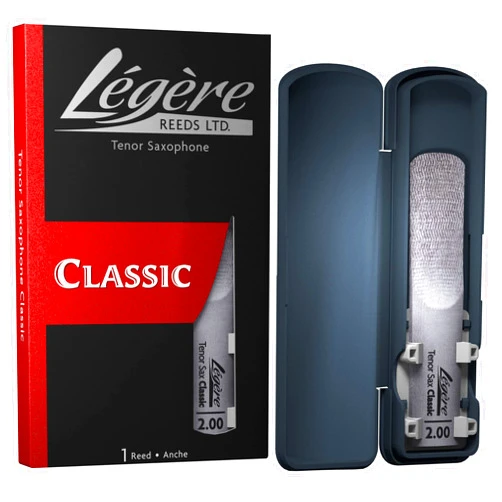 Legere Légère Reeds - Tenor Saxophone Reed, Classic, Strength 2.00 (TS2.00) - Premium Synthetic Woodwind Reed