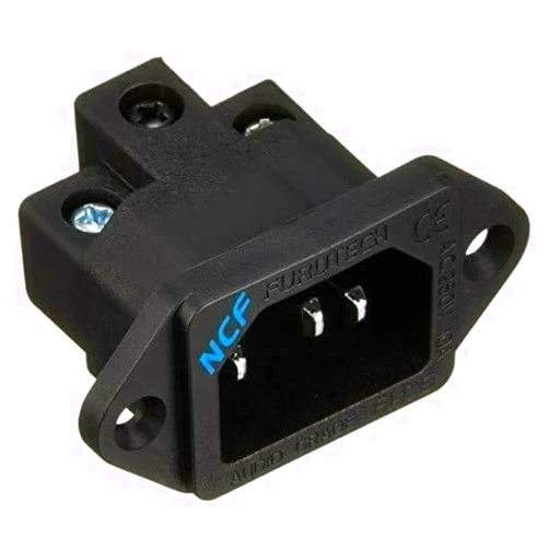 FURUTECH FI-06 NCF(R) Nano-Crystal Rhodium-Plated Copper Ultimate IEC Inlet
