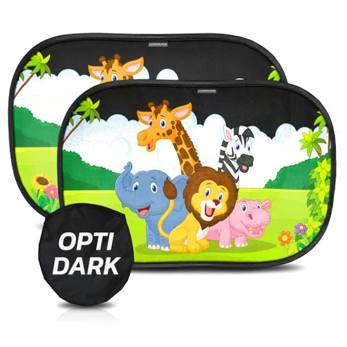 CARAMAZ Car Window Shade for Baby with Certified UV-Protection 2 Pack - 20