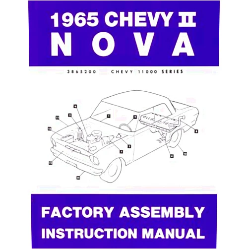 GM CHEVY II NOVA CHEVROLET 1965 CHEVROLET CHEVY II NOVA Assembly Manual Book