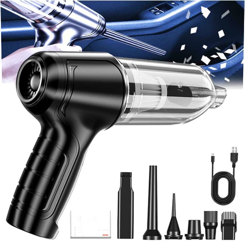 LOFGH Airify Pro Vac, Airify Car Vacuum, Hand-held Vacuum Cleaner, Airify Portable Air Blower, Quick and Easy Cleaning for Your Home and Car (Black)