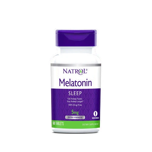Natrol Melatonin Tablets, 5mg, 60 Count (Pack of 3)