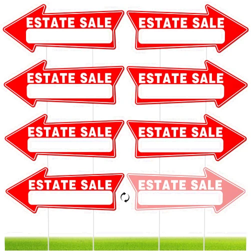 Kuco 7 PC Estate Sale Signs, 17