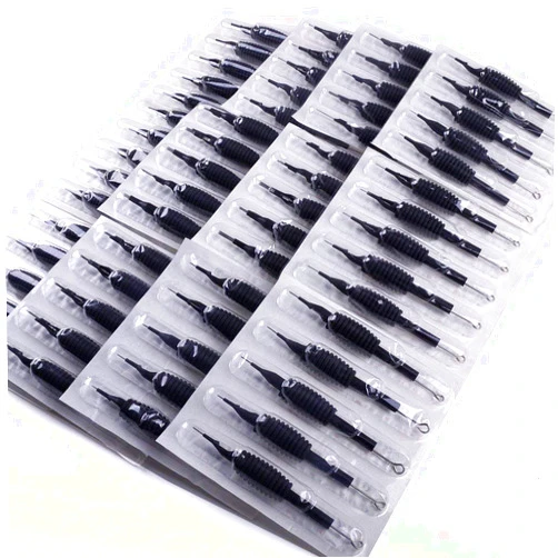 Pirate Face Tattoo (50) Count of Assorted Tattoo Needles with Matching 1/2