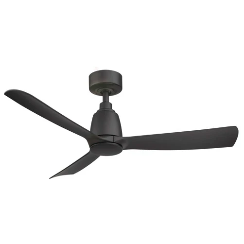 Fanimation Kute Indoor/Outdoor Ceiling Fan with Black Blades 44 inch - Black