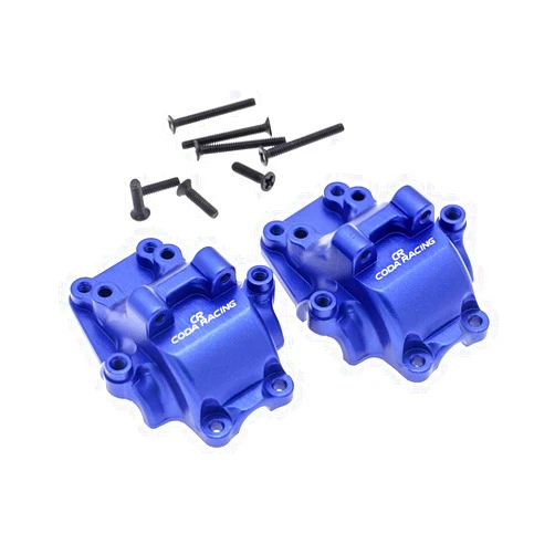 CODA RACING 2Pcs Alloy Front&Rear Differential Housing for Traxxas 1/18 LaTrax Teton Desert Prerunner Rally SST -Replaces Part 7530