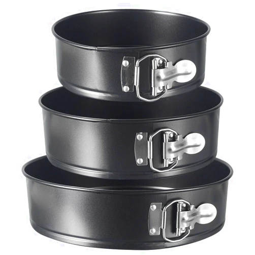 Tebery 3 Pack Non-stick Springform Cake Pan Set - 7