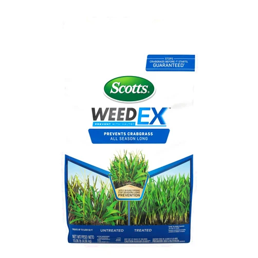 Scotts WeedEx Prevent with Halts, Crabgrass Preventer, Pre-Emergent Grassy Weed Killer, 5,000 sq. ft., 10.06 lbs.