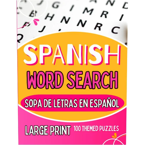 Victoria Win Spanish Word search: Large print Spanish Word Search-Word find for adults and seniors. 2000 words featuring 100 themed puzzles. Relax and calm word ... letra grande para adultos. (Spanish Edition)