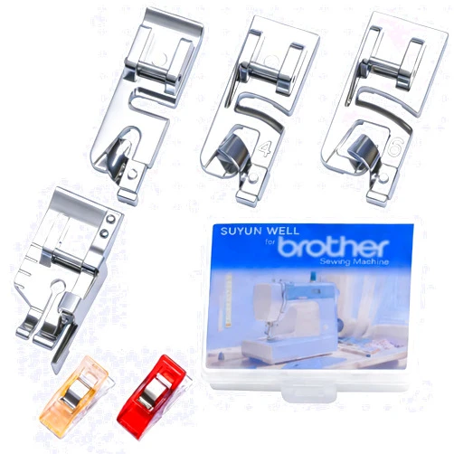 SUYUN WELL Narrow Rolled Hem Presser Foot 1/4