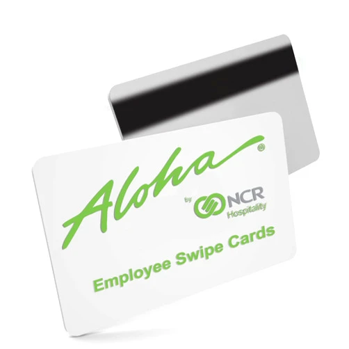 Pos-Depot.com 100 Blank Aloha POS Server Swipe Employee ID Cards