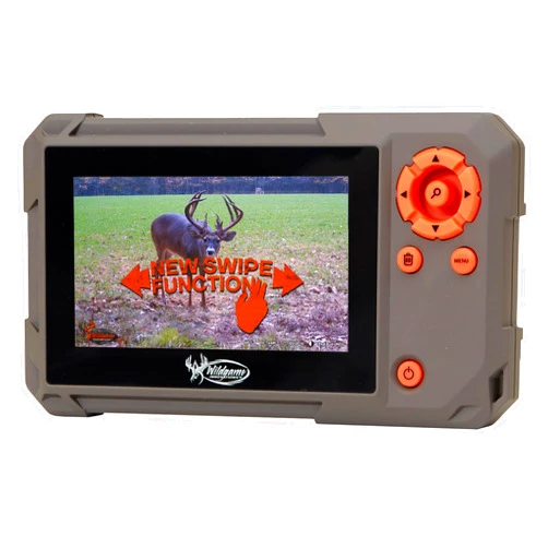 WILDGAME INNOVATIONS Trail Pad Swipe | VU60 SD Card Viewer for Hunting & Wildlife Observation | Compact Water-Resistant Memory Card Reader with 4.3