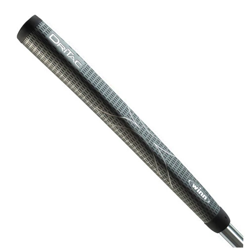 Winn DriTac Midsize Pistol Putter Golf Grip, Dark Gray