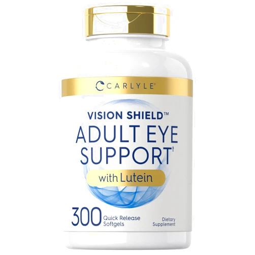 Carlyle Adult Eye Support | 300 Capsules | with Lutein and Zeaxanthin | Non-GMO and Gluten Free Supplement
