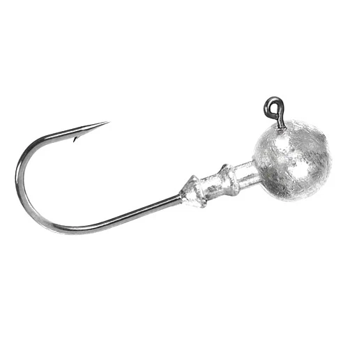 AMYSPORTS Bass Saltwater Jig Head Hooks Freshwater Sharp Jig Hooks Lead Round Ball Fishing Jigs Lead 1/8oz-1/2oz