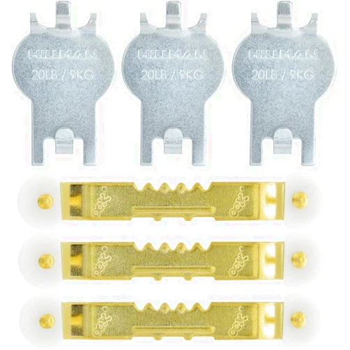 Hillman HIGH & MIGHTY 515311 Picture Hanger Value Pack, Easy Tool-Free Dry Wall Art Hangers for Artwork, Photos, and Mirrors, Holds up to 20lbs, 6 Pack, Steel,Silver