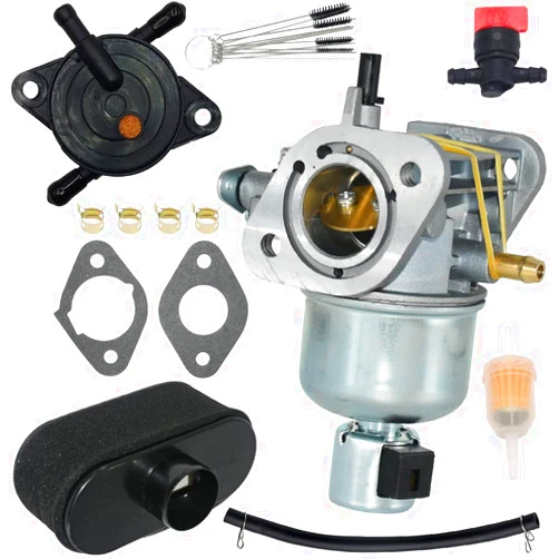JDLLONG 15004-0827 Carburetor Fit for Kawasaki Specific FS481V FH580V FS541V FR600V FS600V Engine 15004-0822 15004-7060 15004-7053 15004-0818 With Air Filter & Fuel Pump