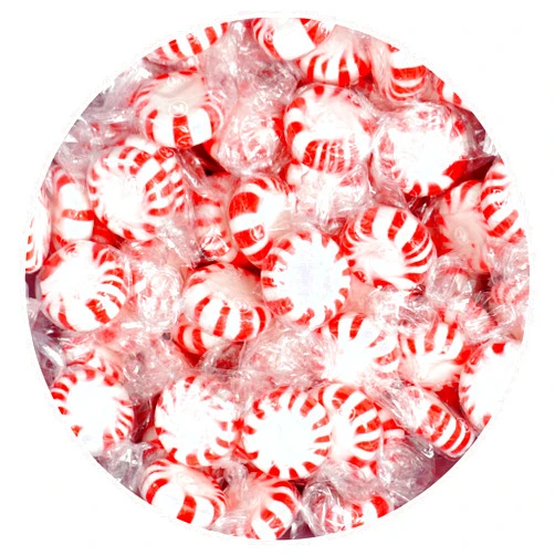 THE HAMPTON CANDY COMPANY Starlight Peppermint Candy, 2 Pound Bulk Candy (Approx. 150 pcs.), Individually Wrapped Peppermint, Starlight Mints