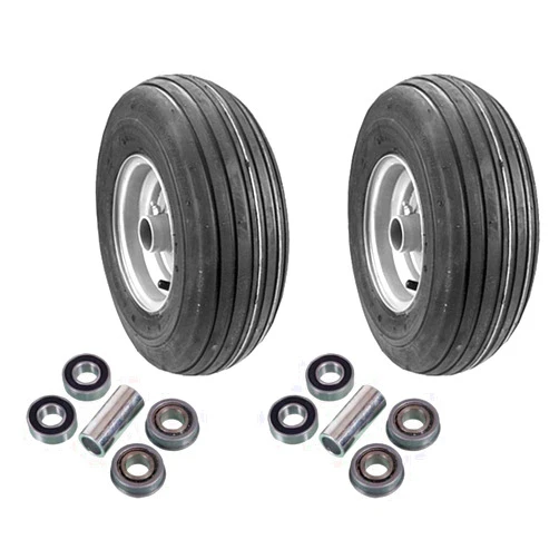 Stevens Lake Parts Set of 2 New Wheel Assembly with Bearing Kits Fits Dixie Chopper 1999, Newer, ZTR Commercial Mowers Models Interchangeable with 10202, 10202, 10205, 67204, 67205, 97166, 97166