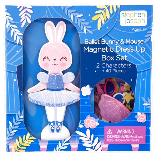 Stephen Joseph, Magnetic Dress Up Doll Bunny and Mouse
