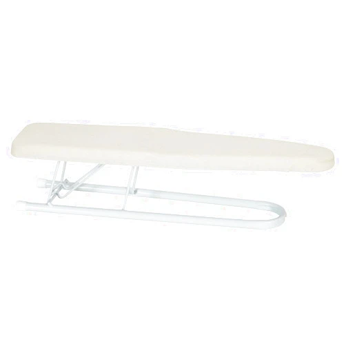 Household Essentials Basic Sleeve Mini Ironing Board | Natural Cover and White Finish | 4.5