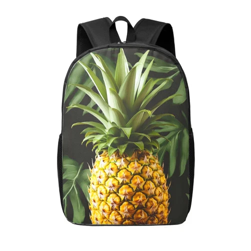 VTCTOASY Backpack Travel Laptop Backpack for Men Women Yellow Pineapple Computer Backpacks 17 inch Casual Daypack