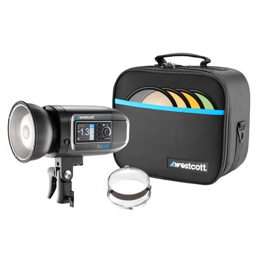 Westcott FJ400 Strobe 400Ws with AC/DC Battery 400Ws TTL HSS AC/DC Powered 480+ Full Power Flashes (US/CA Plug)