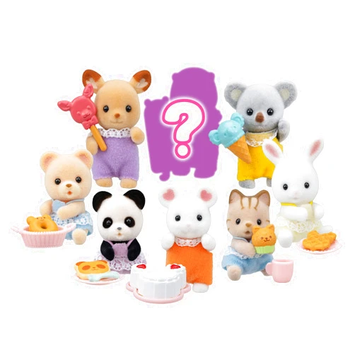 Calico Critters Baby Treats Series Blind Bags, Surprise Set Including Doll Figure and Accessory
