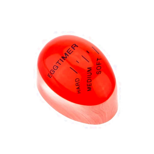 Generic Hard Boiled Egg Cooker, Kitchen Gadget Egg Timer Silicone Heat Sensitive Reusable Color Changing Boiled Egg Timer