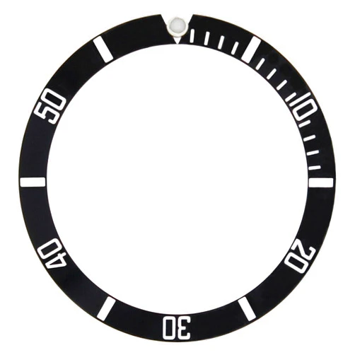 Ewatchparts BEZEL INSERT COMPATIBLE WITH 40MM ROLEX SEA DWELLER 16600 OR 16660 WATCH BLACK