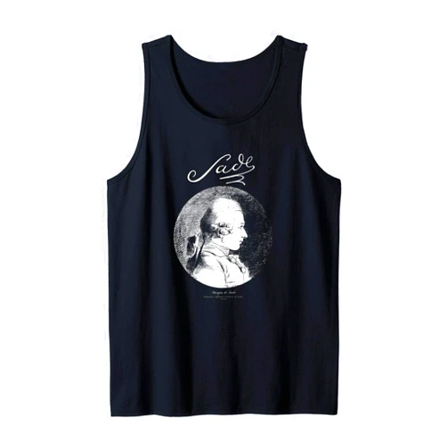 Tfantasy Sade-Marquis de Sade-French Writer,Books Tank Top
