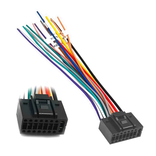 CmeRto 16 Pin Vehicle Aftermarket Wiring Harness Compatible with Kenwood CD DVD Navigation in-Dash,Kenwood car Stereo Wiring Harness,XT91016 Car Stereo CD Player Wiring Harness