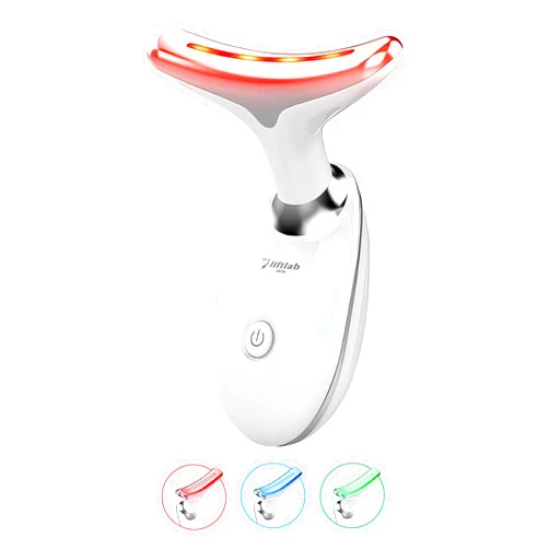 Forchics LiftLab Skin Sculptor- 3-in-1 LED Light Face and Neck Massager for Skin Care - Skin Care at Home. Massage Tool for Face and Neck
