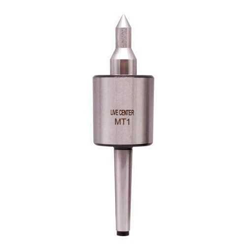 BestParts MT1 Rotary Bearing Heavy Duty Live Tailstock Center, Woodworking Tapered Turning Center, Morse Taper, MT1 Live Centers with 60 Degree Point and 0.000197